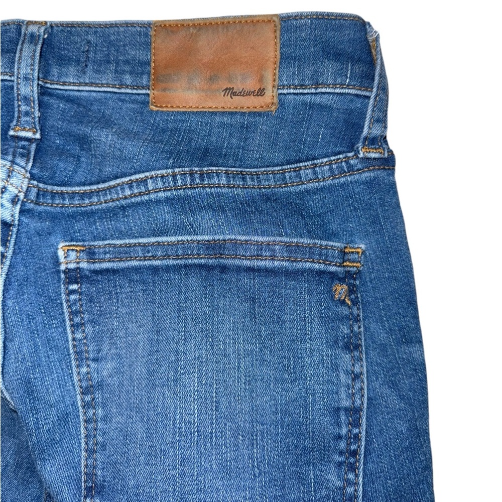 Madewell 8” Skinny Jeans Mid Rise Medium Wash Size 28 - Picture 5 of 7